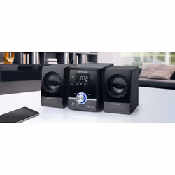 Muse M-38 BT Système micro audio domestique 10 W Noir - Vue supplémentaire 2