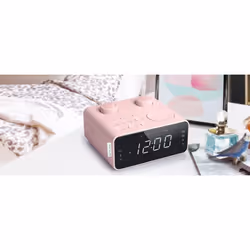Muse M-17CPK Radio portable Horloge Analogique et numérique Rose