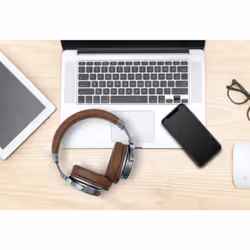 Muse M-278 BT Casque Sans fil Arceau Micro-USB Bluetooth Marron, Argent