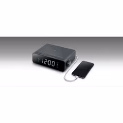 Muse M-175 WI Radio portable Horloge Noir - Vue supplémentaire 4