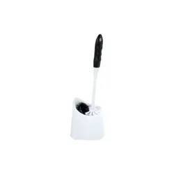 MSV - Porte brosse wc avec goupillon et son socle taupe