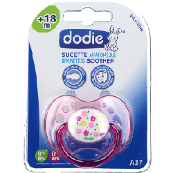 Dodie Sucette Anatomique Silicone Fille 18 mois+