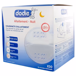 DODIEAllaitementCoussinets d'allaitement nuitAbsorber les pertes de laitGarder les mamelons au secx30Coussinets d'allaitement ...
