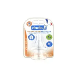 Dodie Tetine 3 vitesse Silicone 2 eme Age par 2