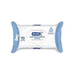 Dodie Lingettes Nettoyantes à l'Eau 70 Lingettes