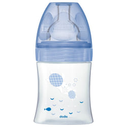 Dodie Biberon Sensation+ 150 ml Débit 1 0-6 Mois - Modèle : Mer