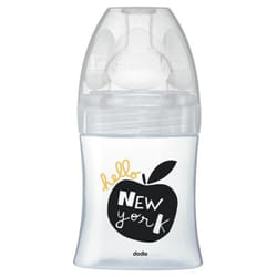 Dodie Biberon Verre Sensation+ 150 ml Débit 1 0-6 Mois - Modèle : New York
