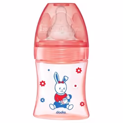 Dodie Biberon Initiation+ 150 ml Débit 1 0-6 Mois - Couleur: Rose