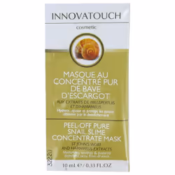 Innovatouch Masque au Concentré Pur de Bave d'Escargot 10 ml est un masque au concentré pur de bave d'escargot qui hydrate et ...