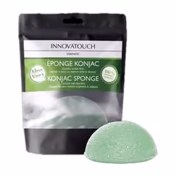 Innovatouch Éponge Konjac Enrichie en Aloe Vera est fabriqué à partir de fibres végétales 100% naturelles provenant d'une pla ...
