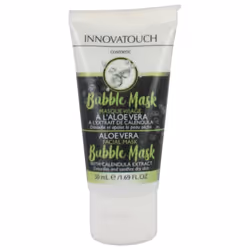 Innovatouch Bubble Mask Masque Visage à l'Aloe Vera 50 ml est un masque qui agit comme une bouffée d'oxygène pour les peaux f ...