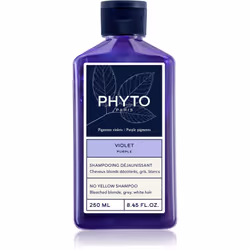 Le shampooing Phyto Purple No Yellow Shampoo nettoie efficacement le cuir chevelu, il lave parfaitement les cheveux et leur r ...