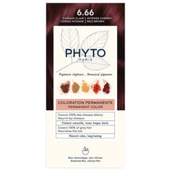Phyto Couleur Coloration Permanente - Coloration : 6.66 Châtain Clair