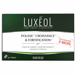 Luxéol Cheveux Pousse, Croissance & Fortification 3 mois 3x30 gélules