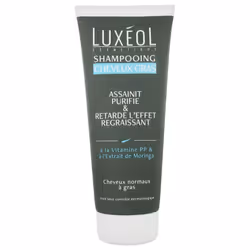 LUXEOLShampooing purifiantCheveux normaux à gras200mlASSAINIT, PURIFIE & RETARDE L'EFFET REGRAISSANTLe Shampooing Cheveux Gra ...