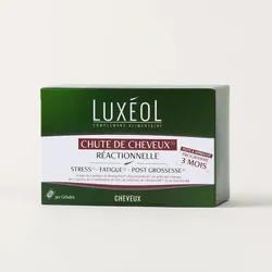 Luxéol Chute de Cheveux Réactionnelle 90 gélules