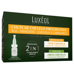 Luxéol Chute de Cheveux Progressive 14 Fioles
