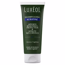 Le Shampooing Kératine Luxéol est spécialement conçu pour les cheveux fragilisés en manque de vitalité.