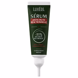 Luxéol Sérum Antichute Réactionnelle 50 ml est un sérum conçu pour réduire efficacement la chute de cheveux liée au stress, l ...