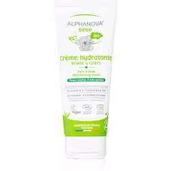 Le produit Alphanova Baby Bio agit efficacement sur la peau douce de l’enfant.