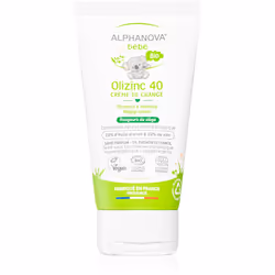 Le produit Alphanova Baby Olizinc 40® est idéal dans la lutte contre les érythèmes. Il empêche leur formation et crée une cou ...