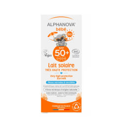 ALPHANOVA Ecran Bebe Bio Lait Solaire SPF50+ 50gr