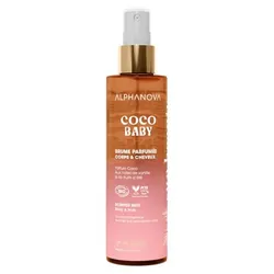 Alphanova Sun Beauty Brume Parfumée Corps & Cheveux Coco Baby Bio 100 ml