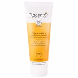 Placentor Végétal Crème Solaire Visage et Zones Sensibles SPF50 40 ml est une crème qui protège efficacement des effets néfas ...