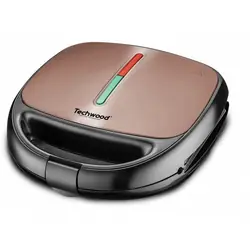 Techwood TGCI-811 moule à gauffres 2 gauffre(s) 800 W Marron