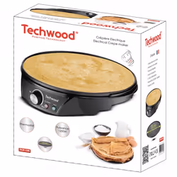 Techwood TCP-126 appareil à crêpes 1 crèpe(s) 1200 W Noir