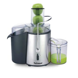 Techwood TCFI-1050 Centrifugeuse 1000 W Noir, Acier inoxydable