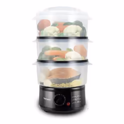 Techwood TCV-376, 3 Nombre de paniers, Noir, Pose libre, Rotatif, Devant, 7,5 L