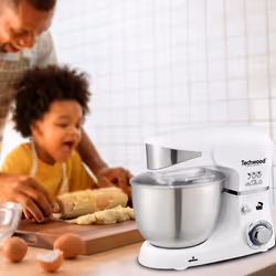 Techwood TRO-1051 mixeur Robot mixer 1000 W Acier inoxydable, Blanc
