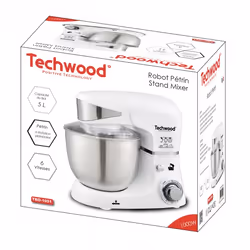 Techwood TRO-1051 mixeur Robot mixer 1000 W Acier inoxydable, Blanc