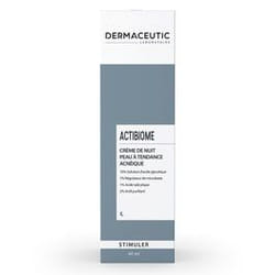 Dermaceutic Actibiome Crème de nuit peau à tendance acnéique - 40ml