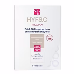 Hyfac women Patchs SOS anti-imperfections 15 patchs