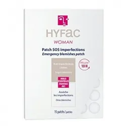 Hyfac women Patchs SOS anti-imperfections 15 patchs
