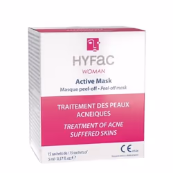 Hyfac Woman Active Mask Traitement des Peaux Acnéiques 15 Sachets est un traitement recommandé pour le traitement de l'acné,  ...