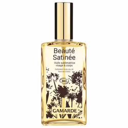 Gamarde Beauté Satinée Huile Sublimatrice Visage & Corps Bio 100 ml est un soin unique à base d'huiles sèches qui sublime la  ...