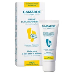 Gamarde Baume Ultra-Nourrissant Pieds Secs à Très Secs et Abîmés Bio 40 ml