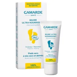 Gamarde Baume Ultra-Nourrissant Pieds Secs à Très Secs et Abîmés Bio 40 ml