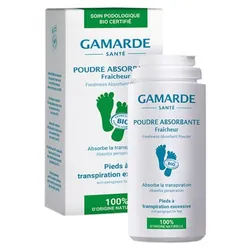 Gamarde Poudre Absorbante Pieds à Transpiration Excessive Bio 35 g