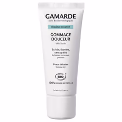 Gamarde Hygiène Douceur Gommage Douceur Bio 40 ml est un gommage visage sans grains qui exfolie la peau, illumine le teint. 
 ...
