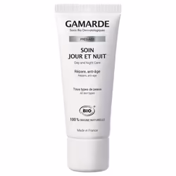 Gamarde Près-Âge Soin Jour et Nuit Bio 40 ml est un cocktail d'actifs anti-âge : huiles de Noisette Bio, riche en acide gras, ...