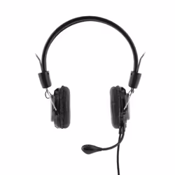 Bluestork MC-201 écouteur/casque Avec fil Arceau Bureau/Centre d'appels Noir, Argent - Vue supplémentaire 3