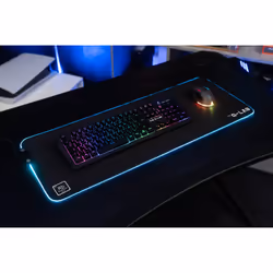 The G-Lab Pad Rubidium Tapis de souris de jeu Noir