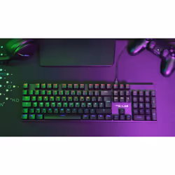 The G-Lab Keyz Carbon EX clavier Jouer USB AZERTY Français Noir - Vue supplémentaire 2