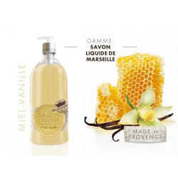 Les Petits Bains de Provence Savon Miel-Vanille 1L