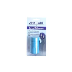 Anycare Pilulier 4en1 Coupe et Ecrase