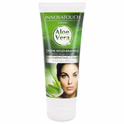 Innovatouch Crème Régénératrice Mains Visage Corps Aloe Vera 200 ml est une crème régénératrice aux huiles de germe de blé et ...